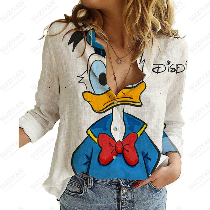 Miniaturbild: Long Sleeve Casual Street Shirt Blouses Fashion New Women'S Top Temperament Lon