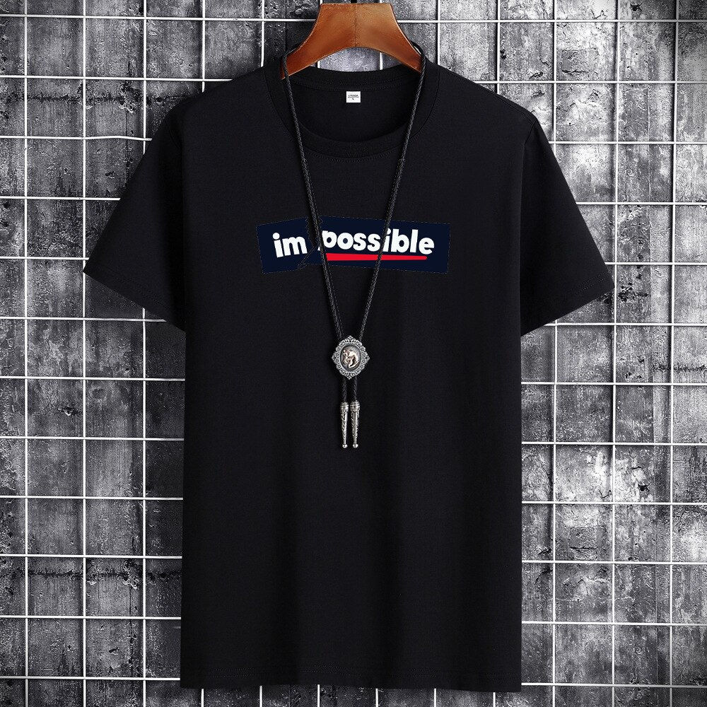 JFUNCY Summer Male T-Shirts Oversized Short Sleeve T Shirts Man Casual Loose Co