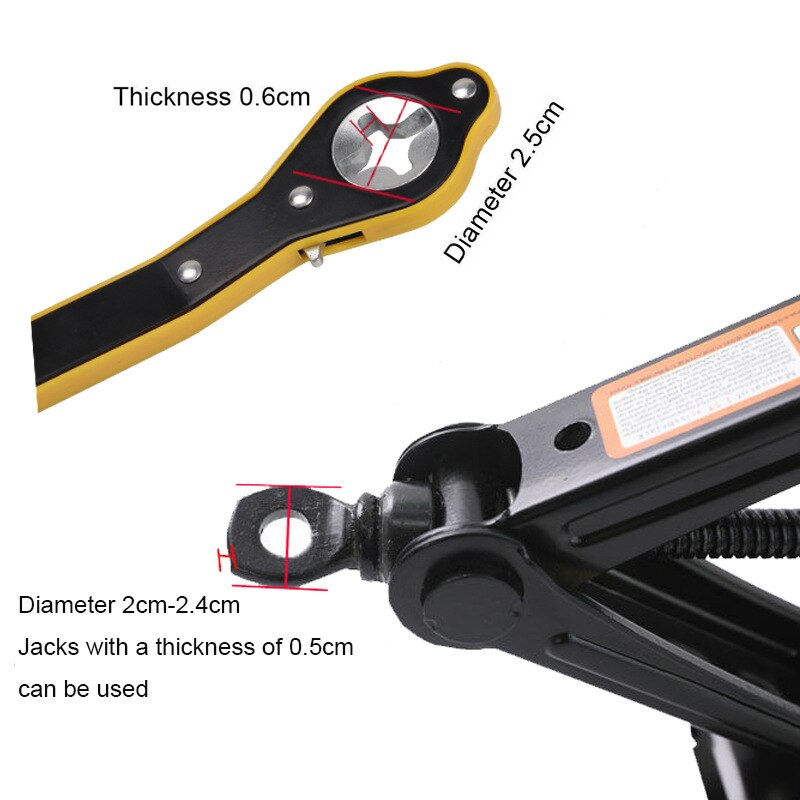 الصورة المصغرة: Labor-saving Wrench Car Repair Tool Car Labor-saving Jack Ratchet Wrench Scisso