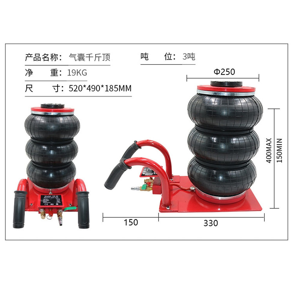 الصورة المصغرة: 3 ton Airbag Jack Airbag Horizontal Bent Handle Bent Handle Handheld Pneumatic 
