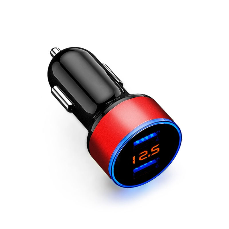 Thumbnail: Cigarette Lighter Car Fast Charge USB Phone Power Adapter Auto Accessories