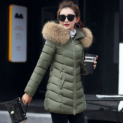 Thumbnail: Fur  Women Down Jacket New 2022 Winter Jacket Women Thick Snow Wear