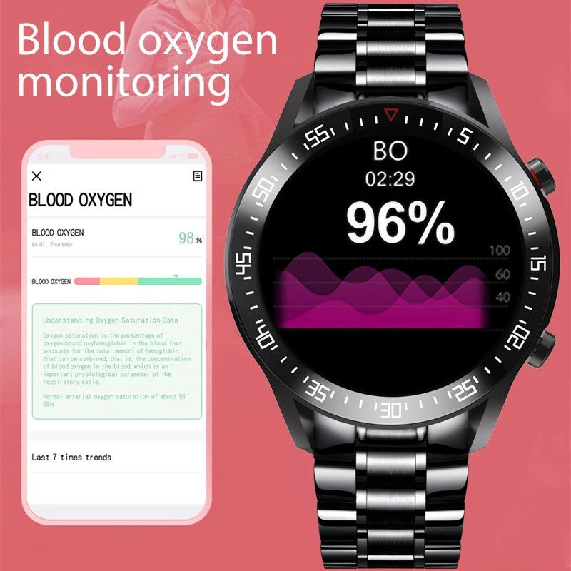 Thumbnail: LIGE New Smart watch Men Full touch Screen Sports Fitness watch IP68 waterproof