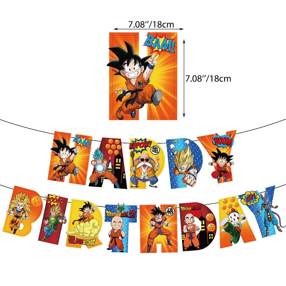 Thumbnail: Goku Birthday Party Decoration Dragon Ball Z Kids Shower Tableware Supplies Cup