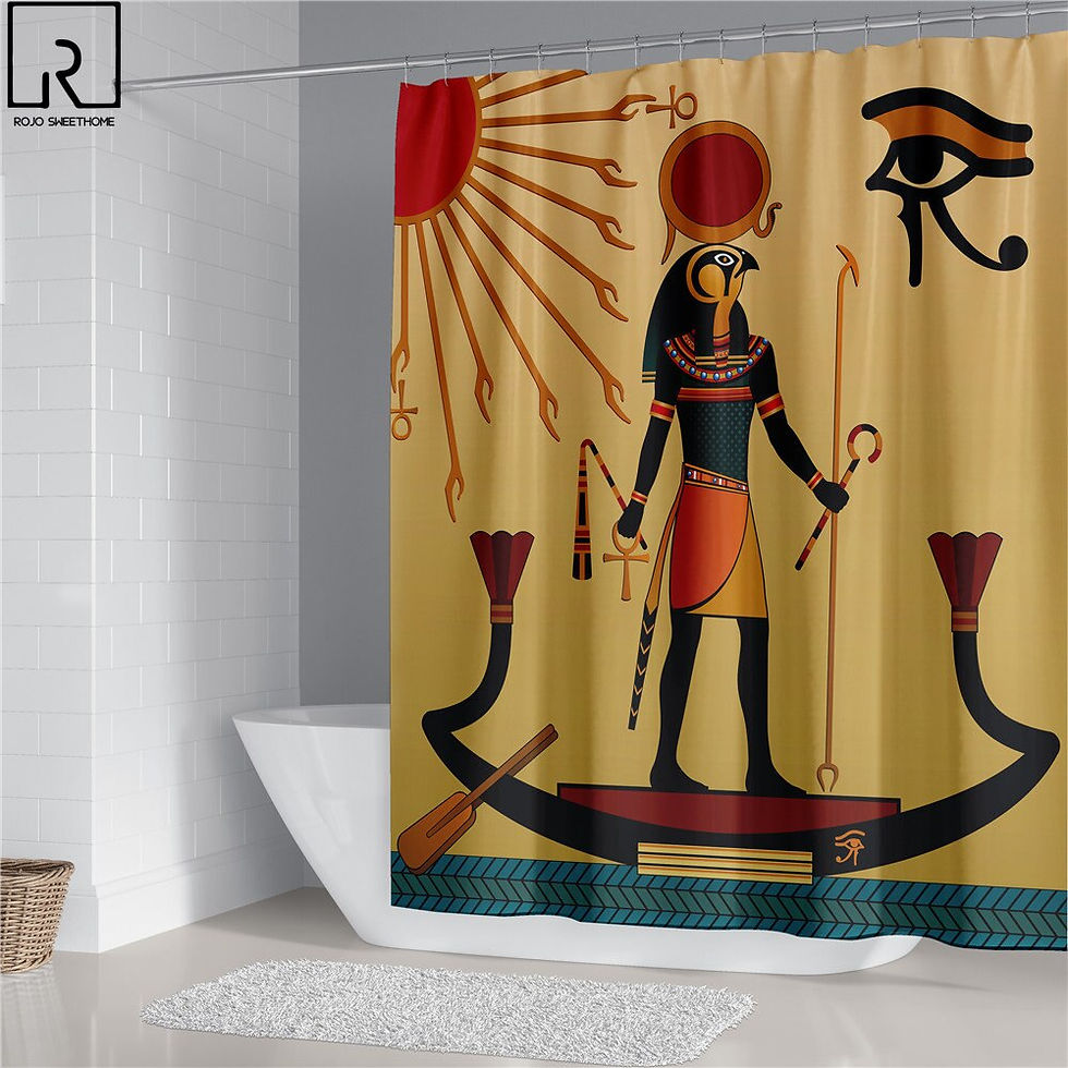 Thumbnail: Vintage African American Women Shower Curtain Waterproof Bathtub Screen Bath Ma