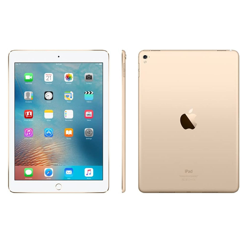 Miniaturbild: Restored Apple iPad Pro 9.7-inch 128GB Gold Wi-Fi Only - Tempered Glass, Generi