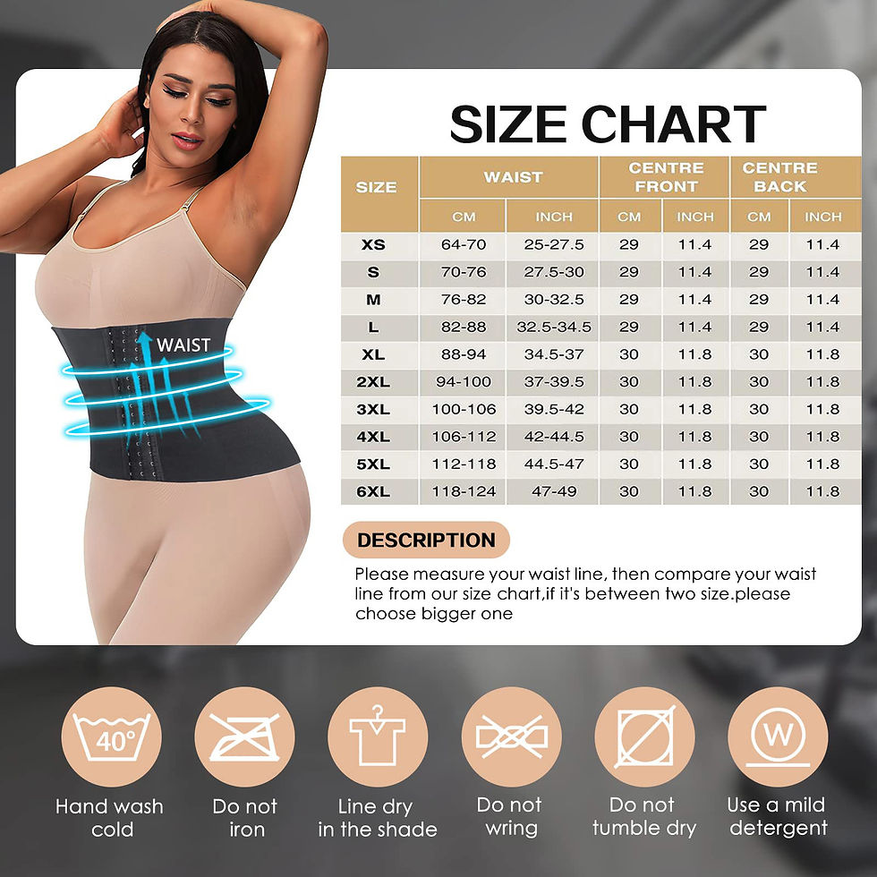 Thumbnail: New Style Women & Men Waist Trainer Corsets for Weight Loss Tummy Control Compr