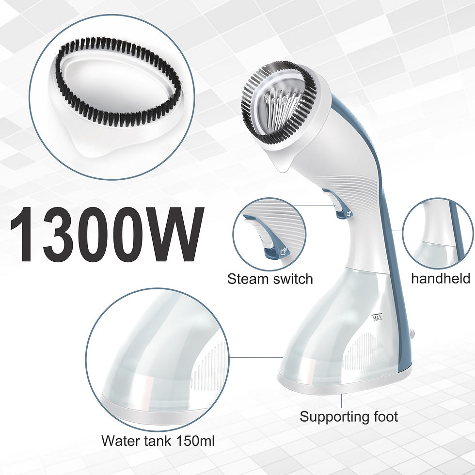 Miniaturbild: Handheld Garment Steamer Travel 1300W Household Fabric Steam Iron 230ml Mini Po