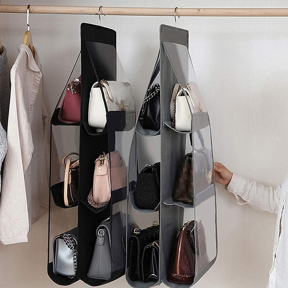 Miniatura: Handbag Hanging Organizer Hanging Purse Organizer for Closet Organizers Bag Sto