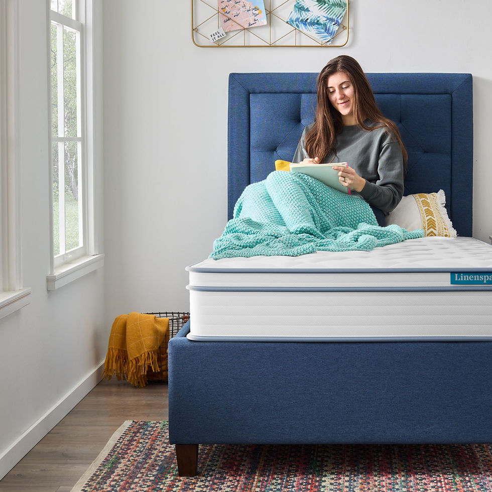 Thumbnail: Linenspa Dreamer 8" Hybrid Mattress, Twin