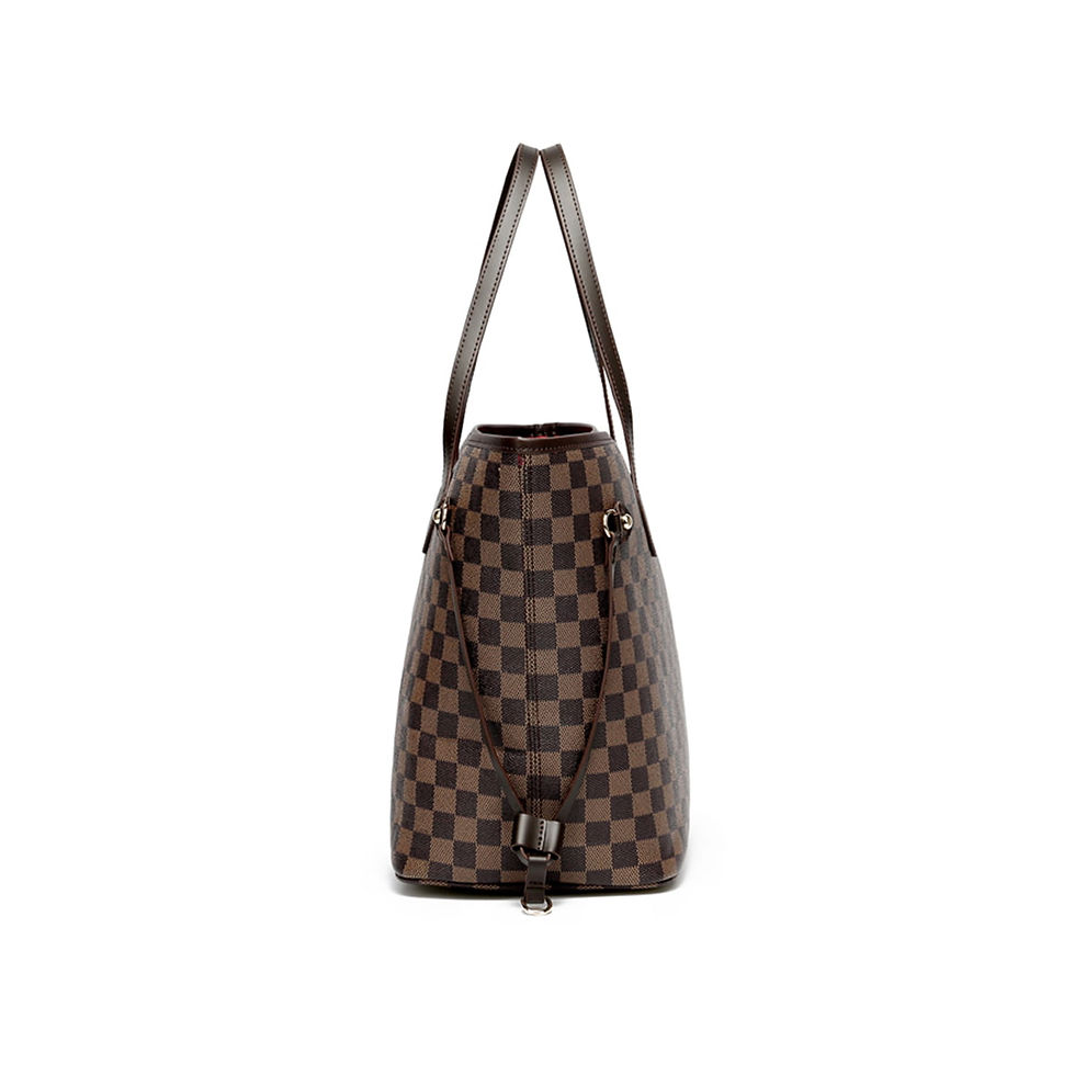 Miniature : Twenty Four Women's Handbag Checkered Shoulder Bag Tote Fashion Casual Bag -Lea