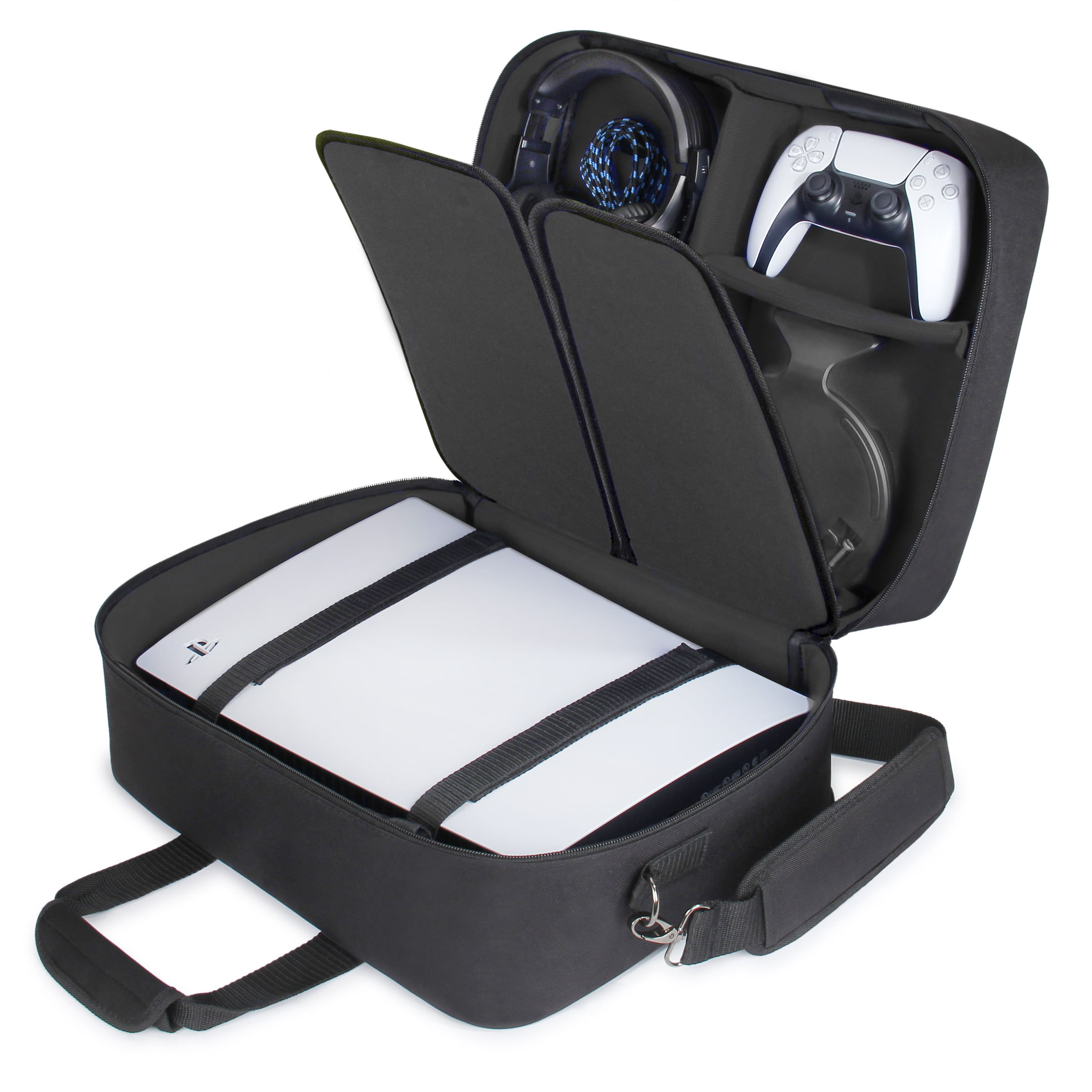 USA Gear PS5 Case - Console Case Compatible with PlayStation 5 and PS5 Digital