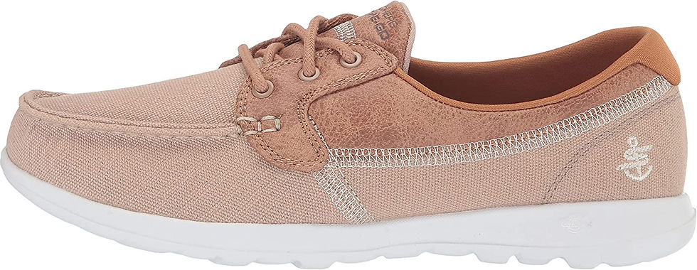 Thumbnail: Skechers Women's Go Walk Lite Coral Boat Shoe