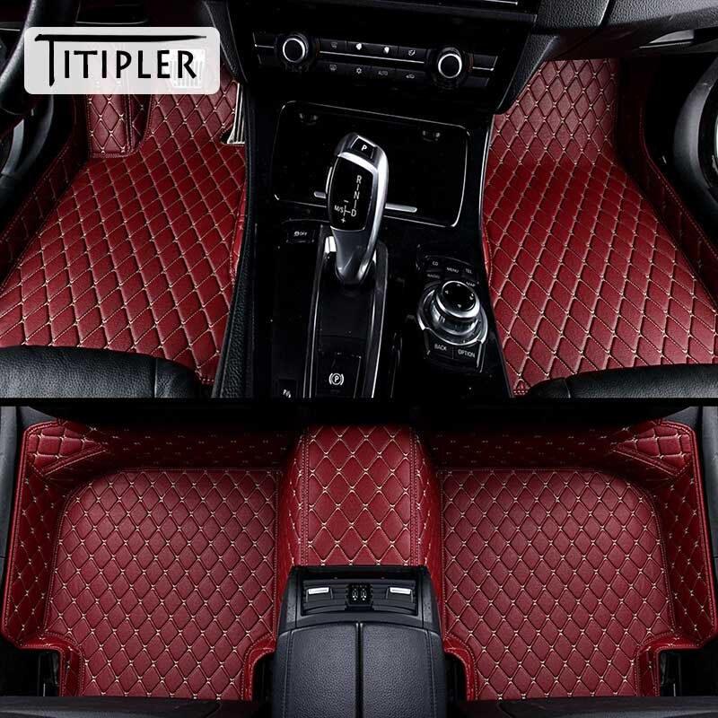 Miniature : TITIPLER  Car Floor Mats For VW Golf 5 6 7 8 Foot Coche Accessories Auto Carpets