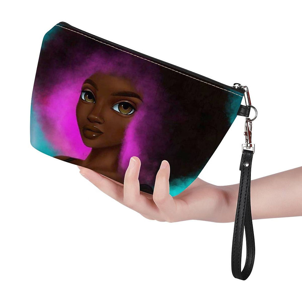 Thumbnail: Women Art Makeup Brush Set Bag Portable Clutch Cosmetics Make Up Bags