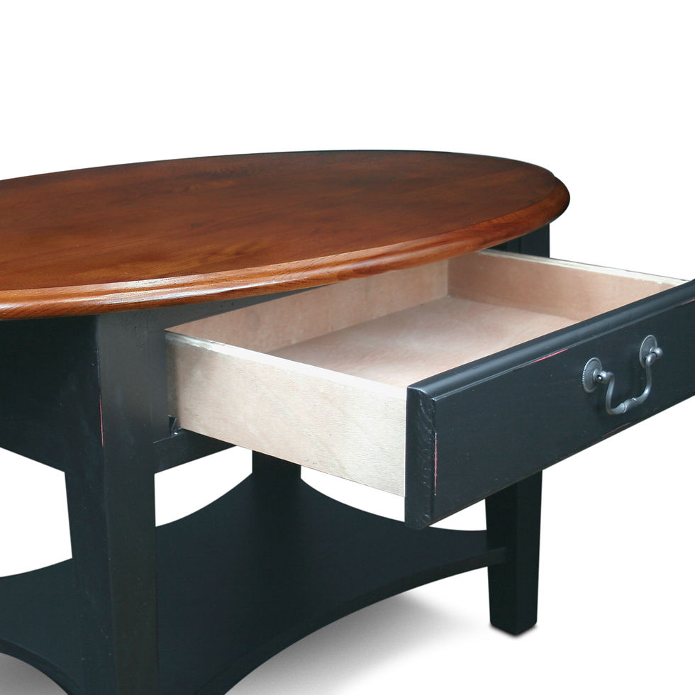 Миниатюра: Design House Oval Coffee Table in Slate