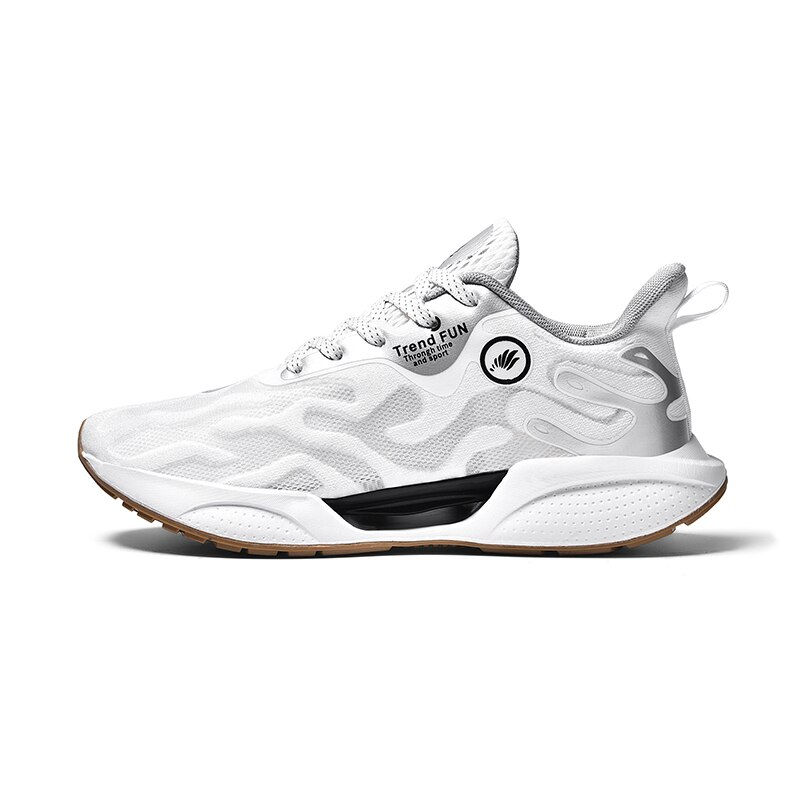 Thumbnail: Men Running Shoes Lace-up Mesh Men Casual Shoes Lightweight Comfortable Walking