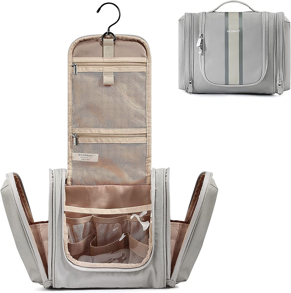 Miniatura: Toiletry Bag for Men, BAGSMART Travel Toiletry Organizer with hanging hook, Wat