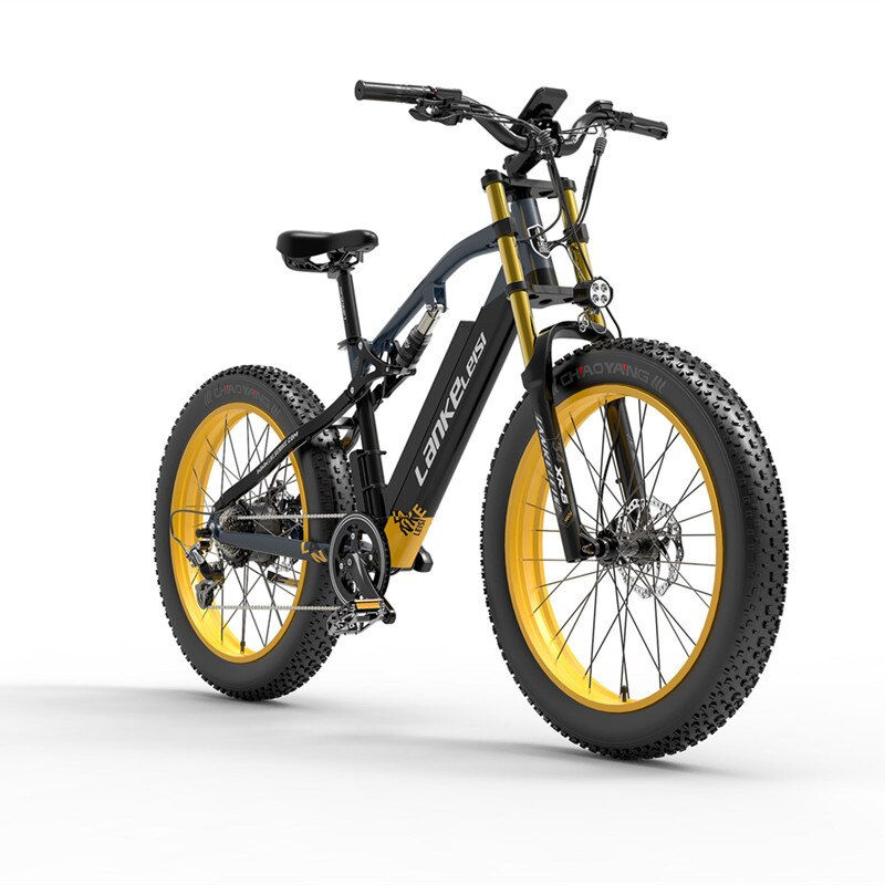 Thumbnail: US Wholesale LANKELEISI RV700 Electric Bicycle 48V 16Ah 1000W  Electric Mountai
