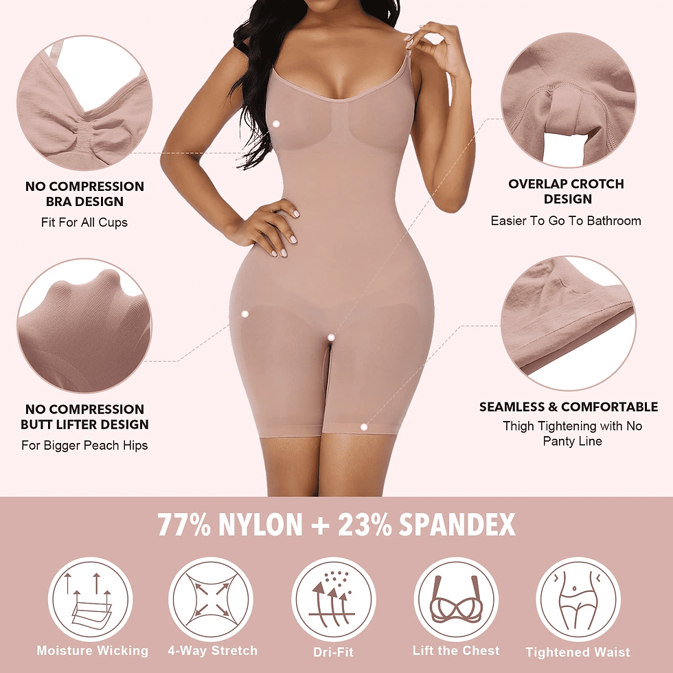 Thumbnail: Oliva Shapewear for Women Tummy Control Fajas Colombianas Body Shaper Waist Tra