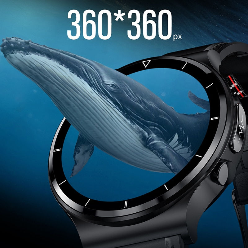Thumbnail: LIGE 2022 ECG+PPG Smart Watch Men Heart Rate Blood Pressure Watch Health Fitnes