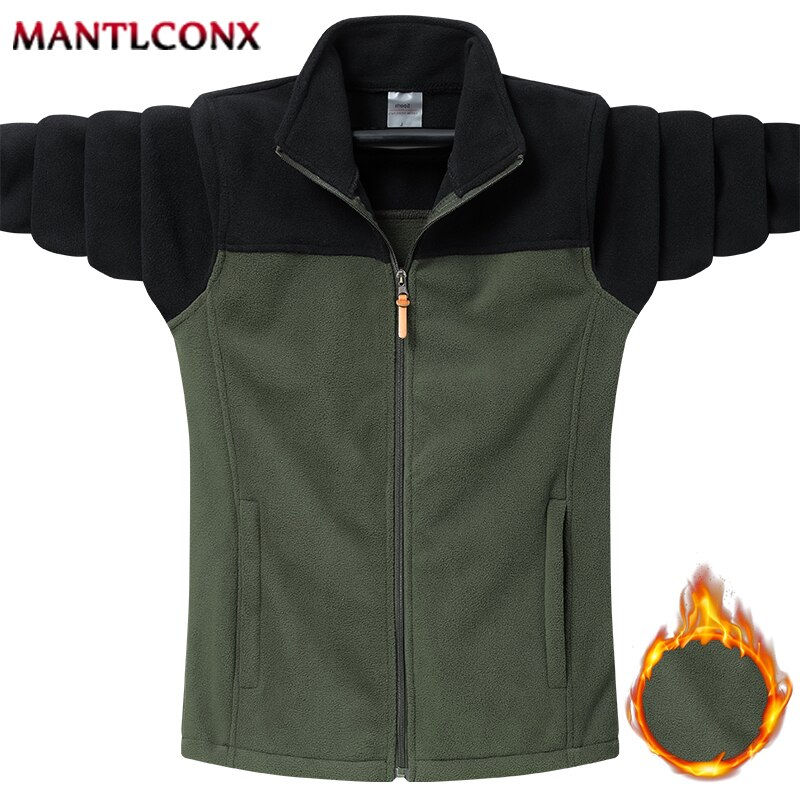थंबनेल: Men Winter Jacket Men Outdoor Sports Softshell and Coats Army With Zipper