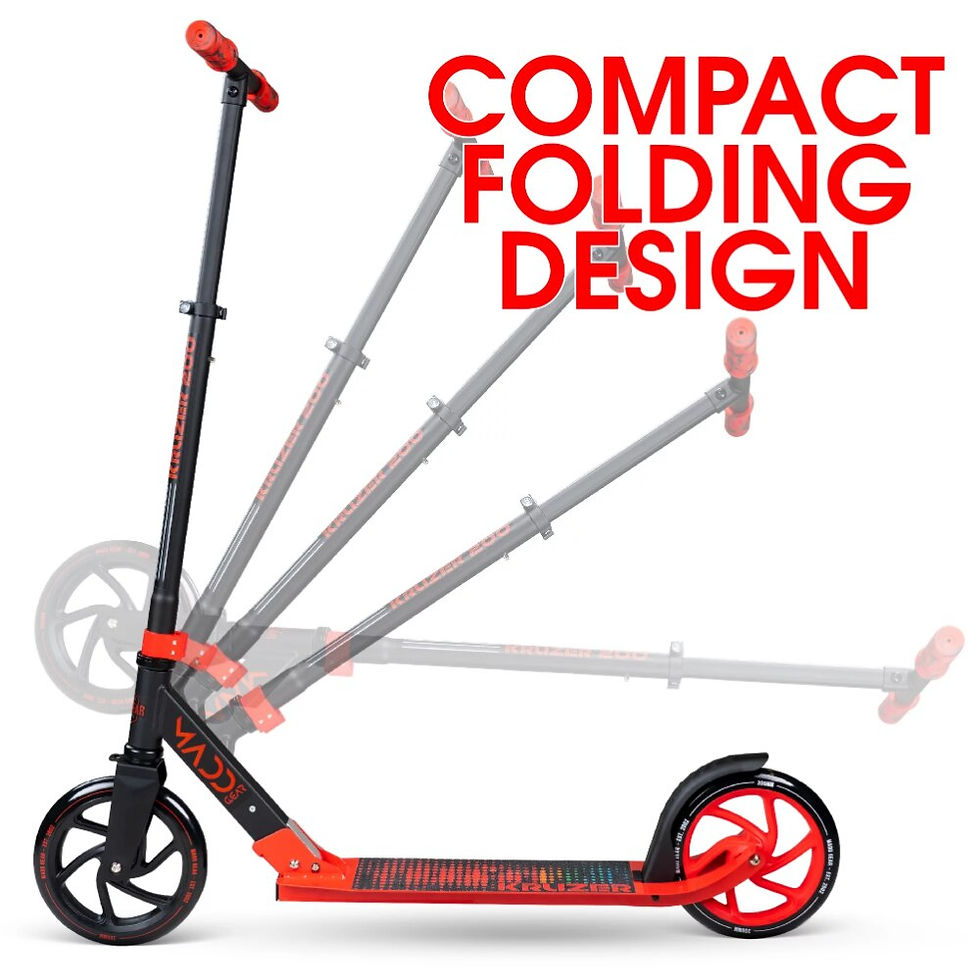 Miniature : Kruzer 200mm Commuter Scooter - Easy folding - Height Adjustable