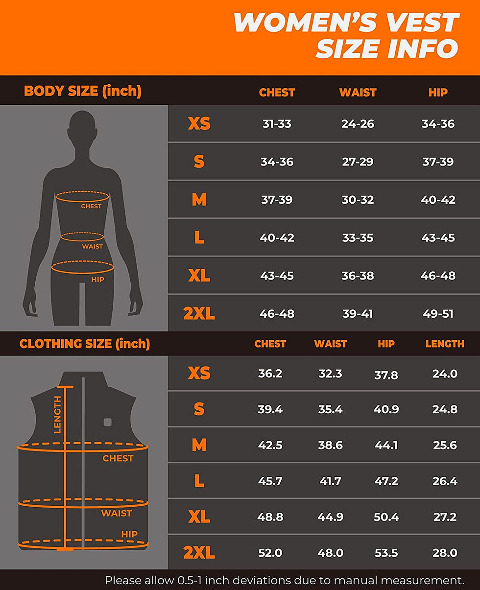 Miniatura: [Upgraded Battery] ORORO Women's Lightweight Heated Vest with Battery Pack