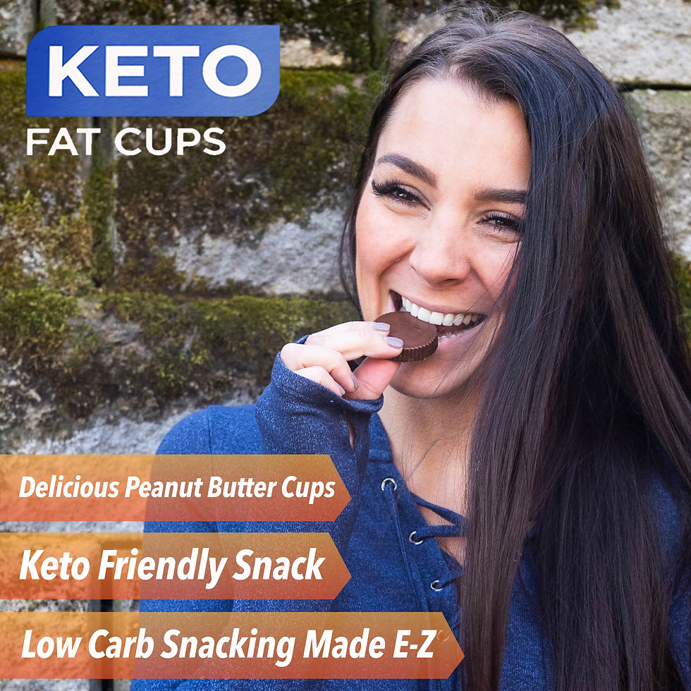Miniature : Equate Keto Fat Cups, Peanut Butter, Keto Snack, 14 Ct
