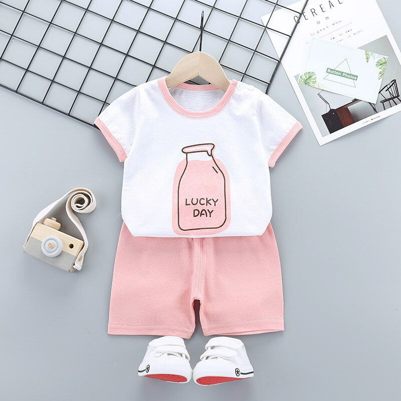 Miniaturbild: Baby Boys Clothing Sets Summer Toddler Fashion Shirt+shorts 2pcs Tracksuits for