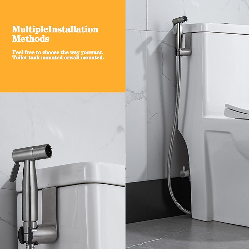 Miniaturbild: Handheld Toilet Bidet Sprayer Set Kit Stainless Steel Hand Bidet faucet for Bat