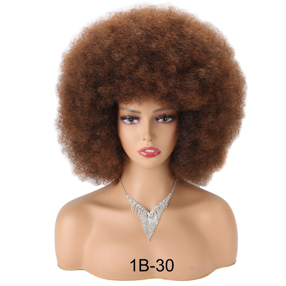 Thumbnail: Afro Kinky Curly Wig Female 8inch Short Afro Wig for Women Good Quality Synthet