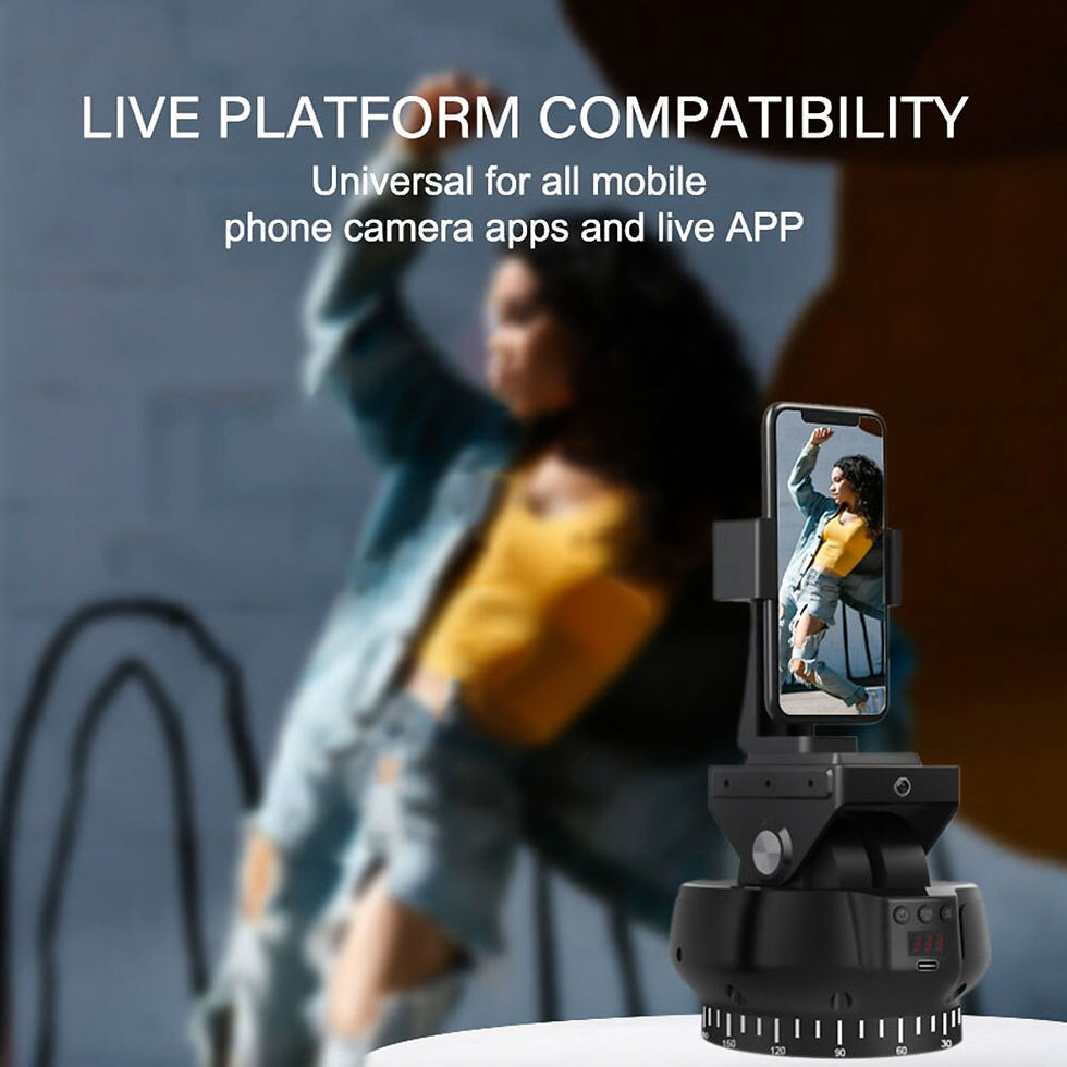Miniaturbild: Andoer YT1200 Face Motorized Pan Tilt Head 2-axis Panoramic Head AI Smart Face 