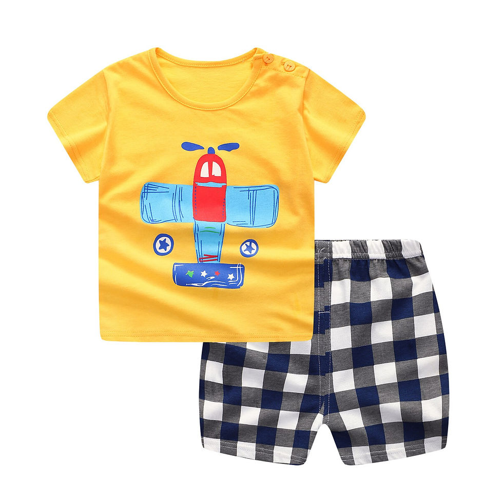 Miniature : Baby Boys Clothes Sets Children Clothing Summer Short Sleeve Tracksuit for Boys