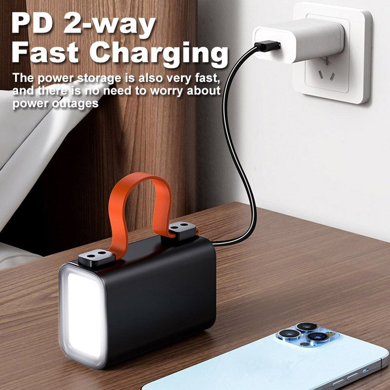الصورة المصغرة: 100W Super Fast Charging 30000mAh Power Bank for Huawei P40 Laptop Powerbank Po