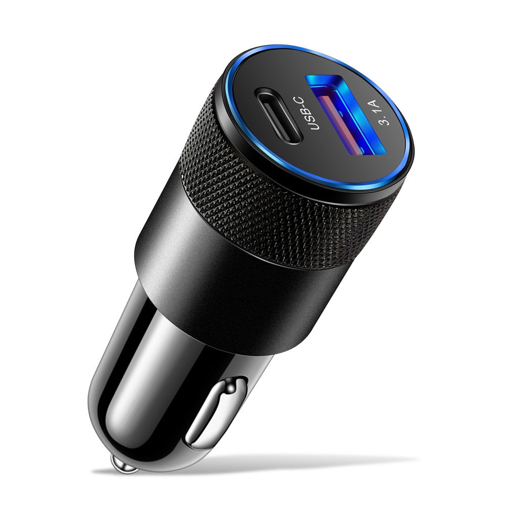 70W PD Car Charger USB Type C Fast Charging Car Phone Adapter for iPhone 14 13 