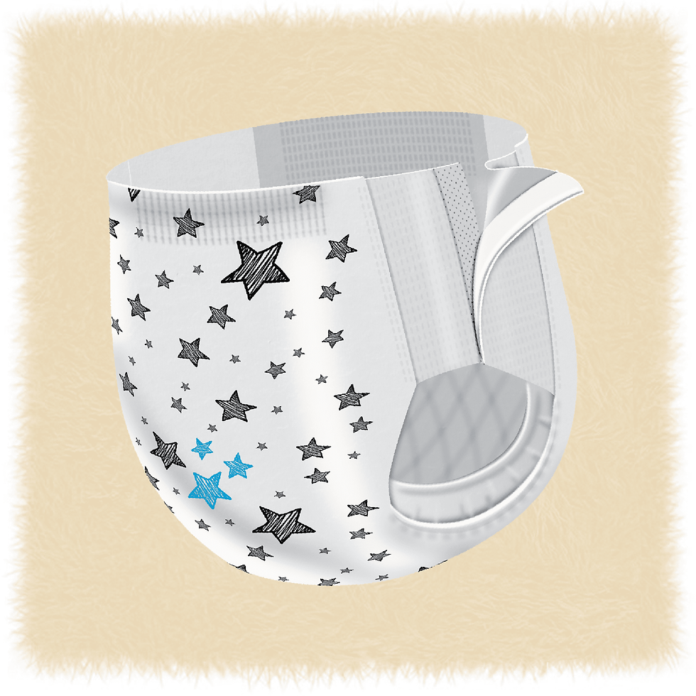 Miniaturbild: Cuties 3T/4T Potty Training Pants for Girls and Boys, Hypoallergenic with Skin 