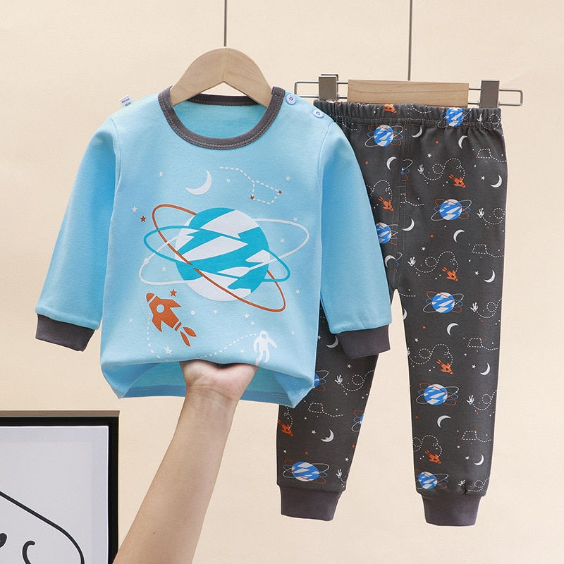 Thumbnail: Hot Sale Baby Boy Clothes Summer Children's Clothes Suit T-shirt + Pants Suit S