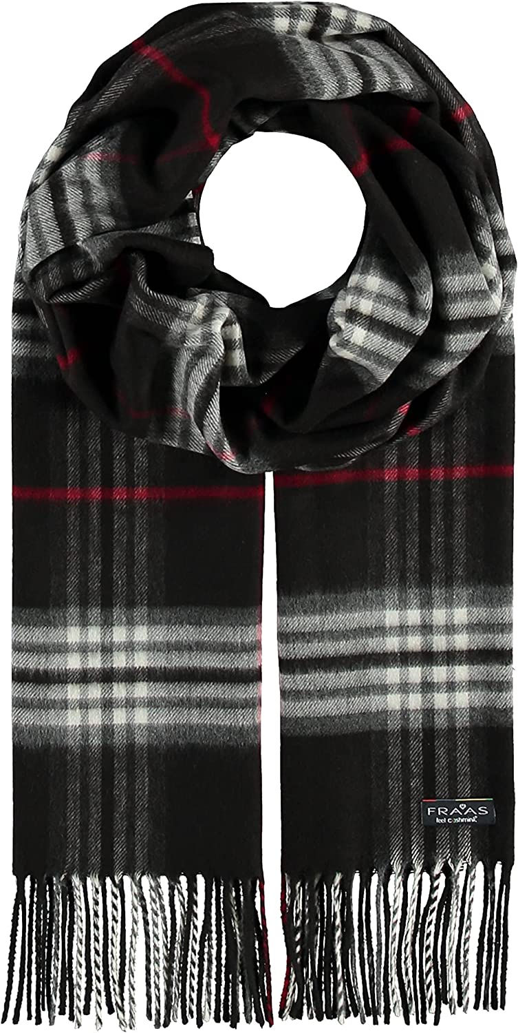 Miniature : FRAAS Plaid Oversized Cashmink Woven Long-Scarf for Men Women - Made in Germany