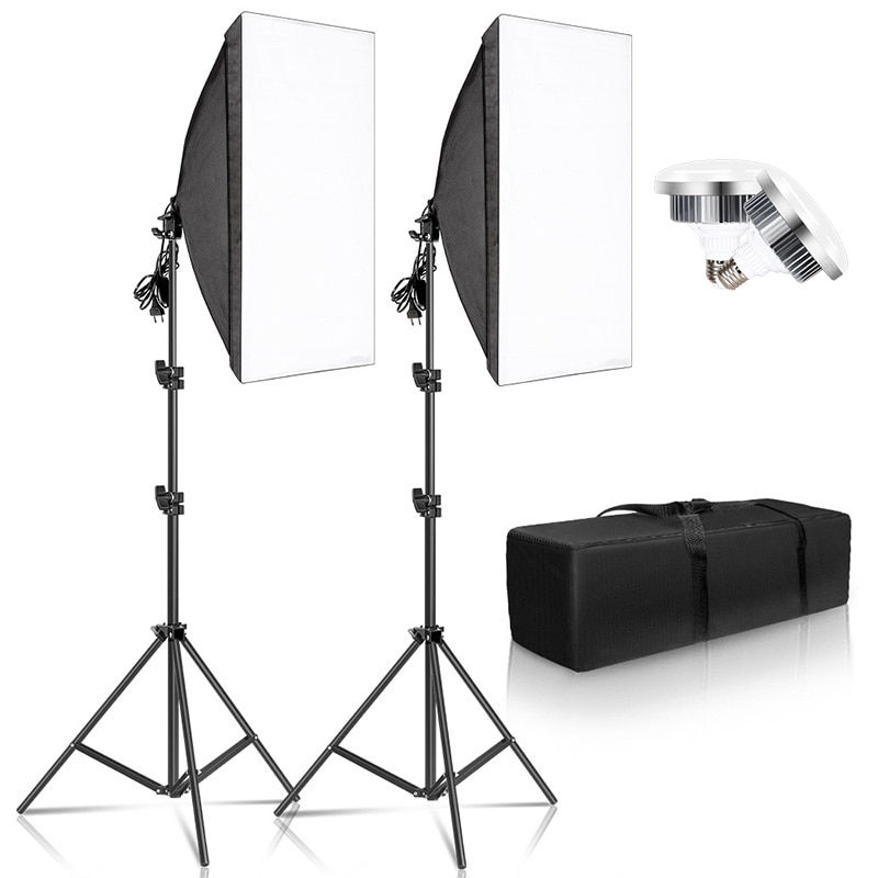 Miniaturbild: SH Photography 50x70CM Softbox Lighting Kits Professional Light Box System With