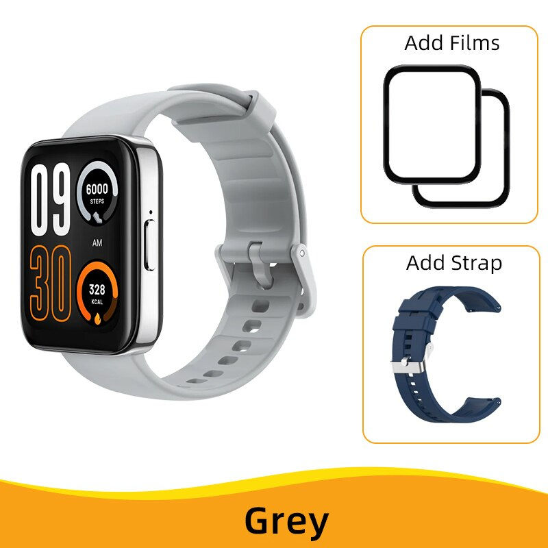 Thumbnail: Global Version Realme Watch 3 Pro Smart Watch 1.78'' AMOLED Display Blood Oxyge