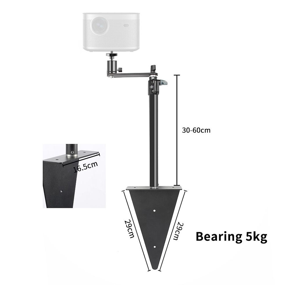 Miniaturbild: SH Triangle Projector Stand Suit For Bed Sofa Table Easy Use And Store For Ring