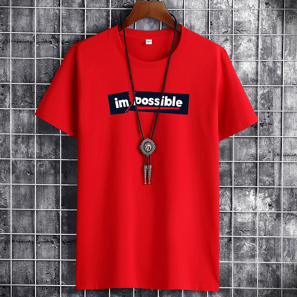 Thumbnail: JFUNCY Summer Male T-Shirts Oversized Short Sleeve T Shirts Man Casual Loose Co