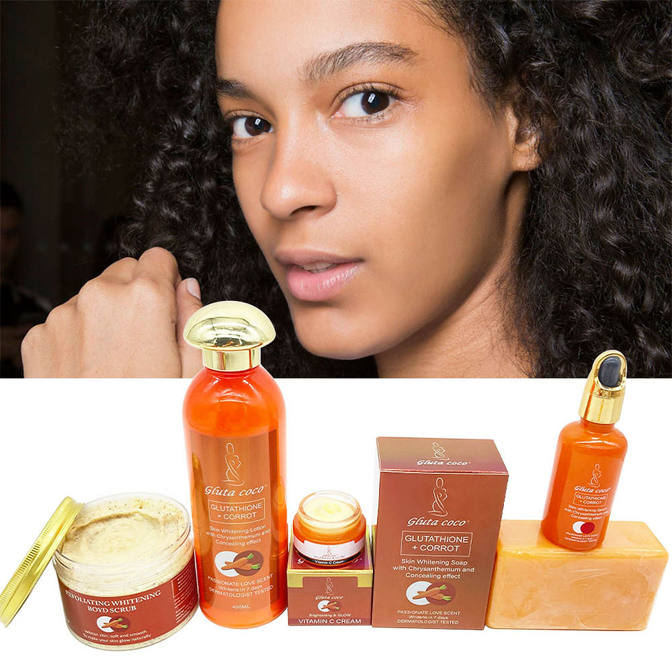 Миниатюра: Carrot Whitening Skincare Set with Vitamin C Carrot Oil Removes Dark Spots Natu