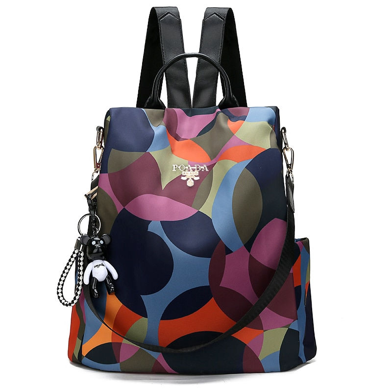 Miniatura: Fashion Women Large Capacity Women Backpack School Bags for Teenage Girls