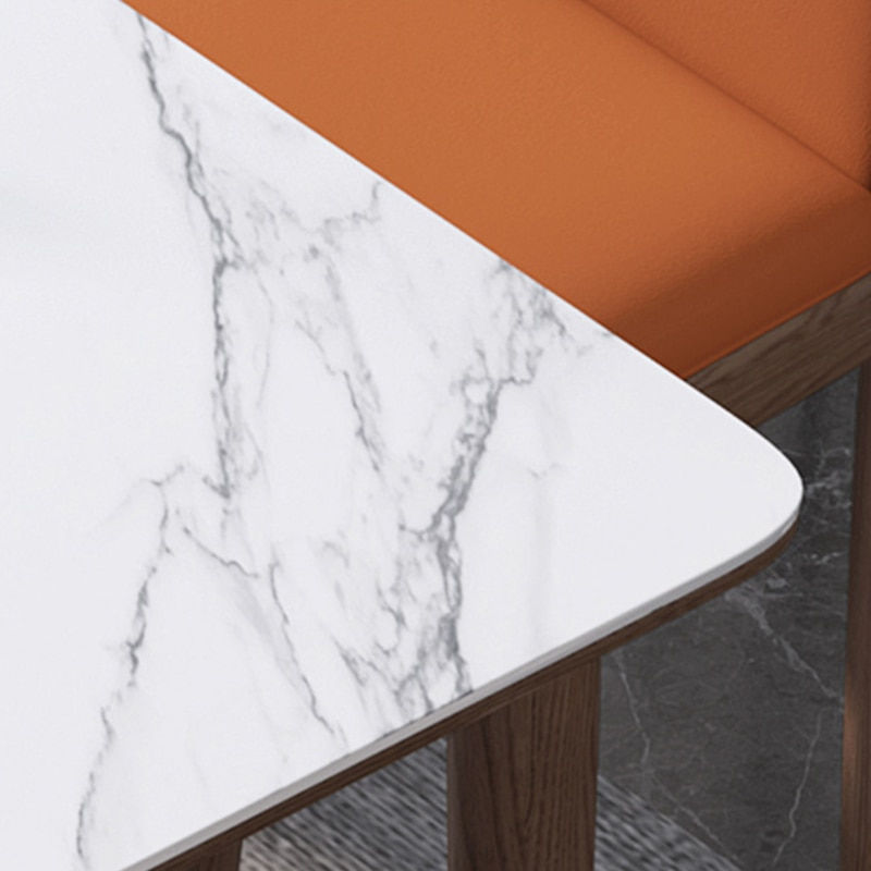 Thumbnail: Nordic Ash Solid Wood Slate Dining Table Coffee Combination Small Rectangular S