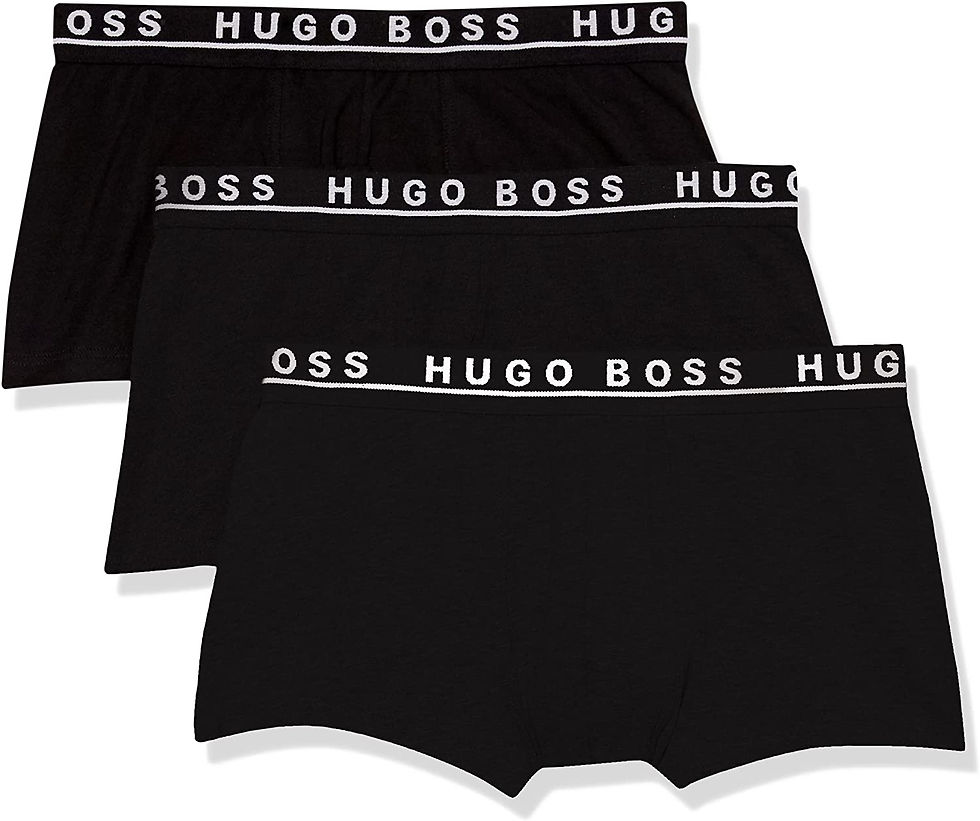 Thumbnail: BOSS Men's 3-Pack Stretch Cotton Regular Fit Trunks