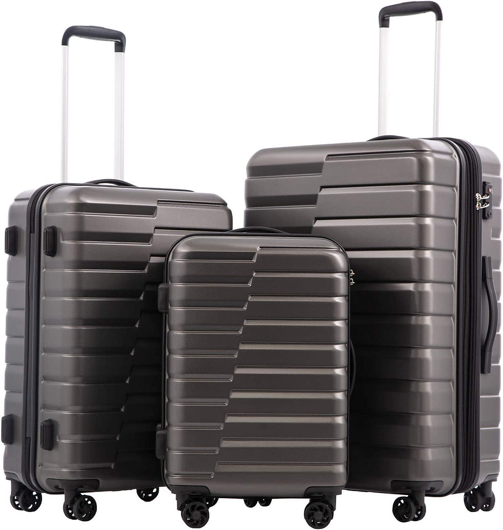 Miniatura: COOLIFE Luggage Expandable Suitcase Luggage set PC ABS TSA Lock Spinner Carry o