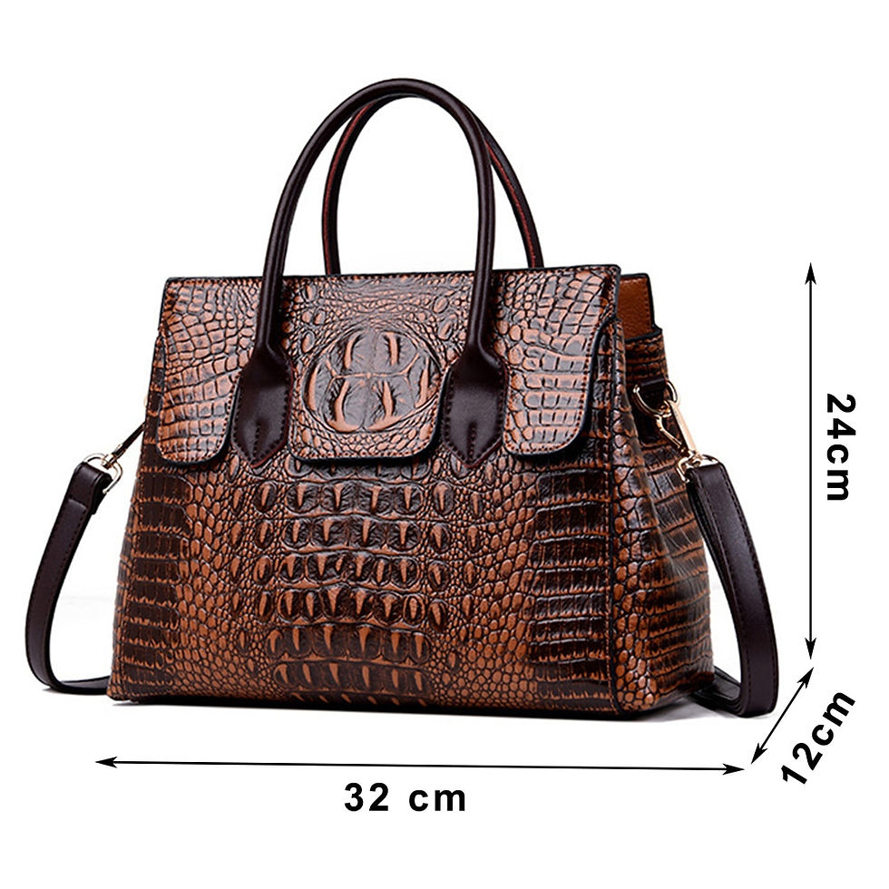 Miniatura: Women Handbag Genuine Leather Bags Women Crocodile Luxury Handbags Women Bags D