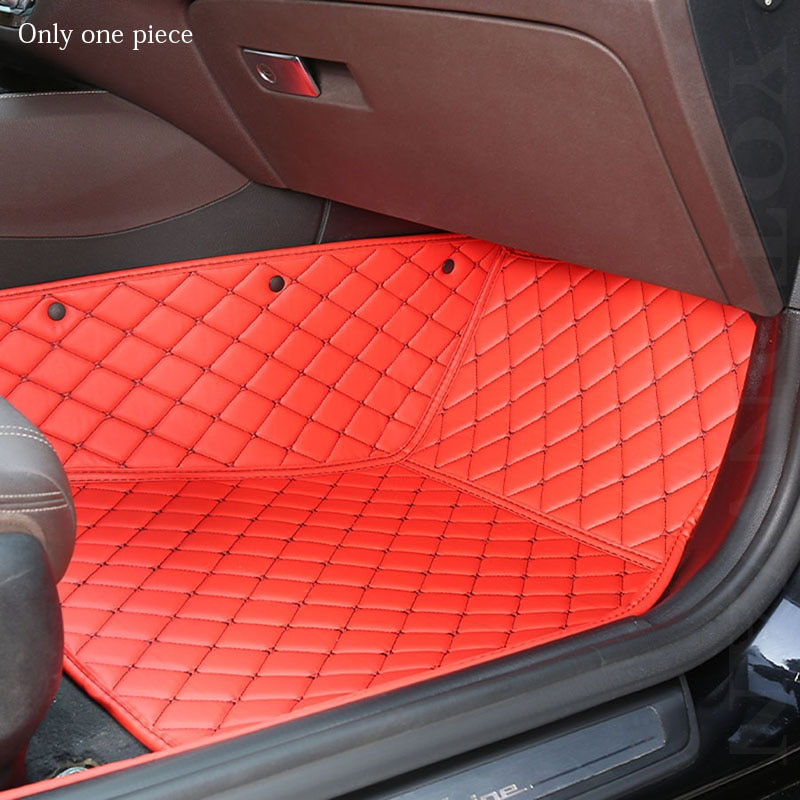 Miniature : YOTONWAN Custom Leather Car Foor Mat 100％ For Genesis GV70 GV80 GV90 Waterproof